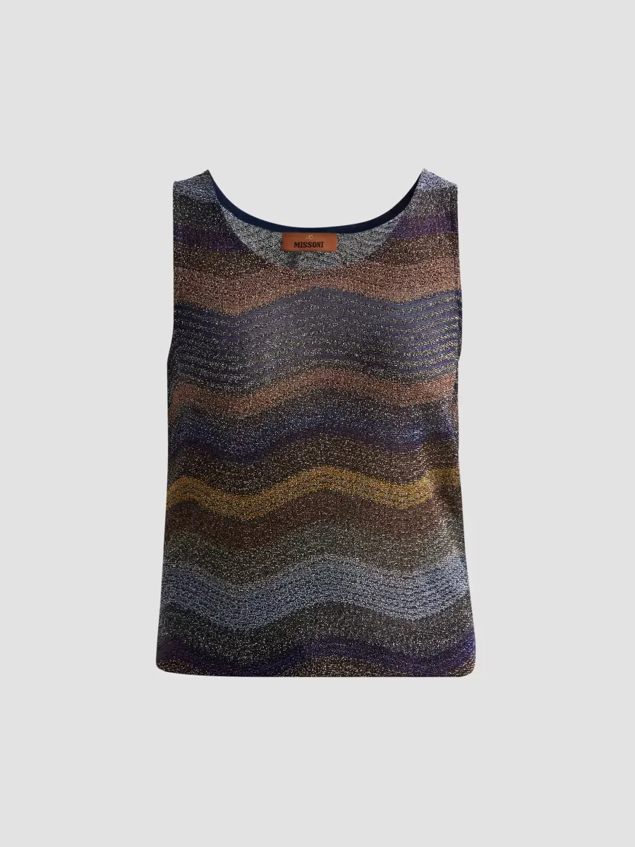 Wave Lam Knit Tank by Missoni
