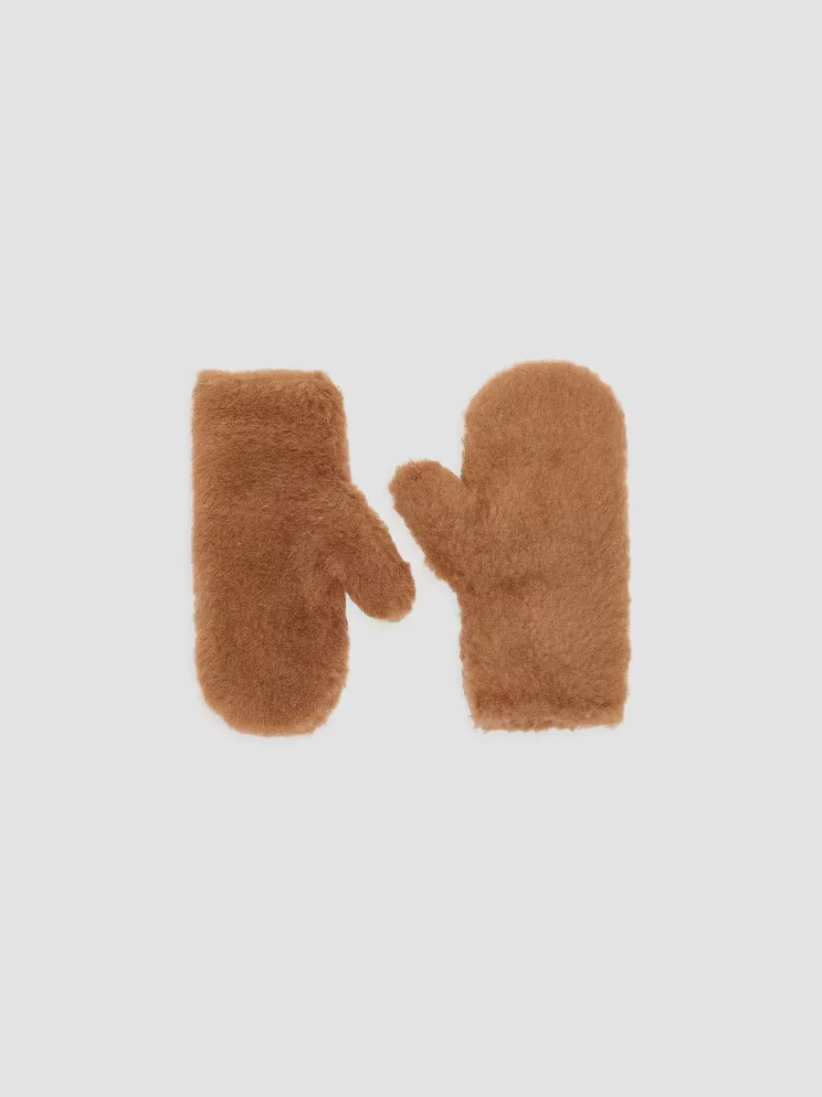 Teddy Fabric Mittens by Max Mara