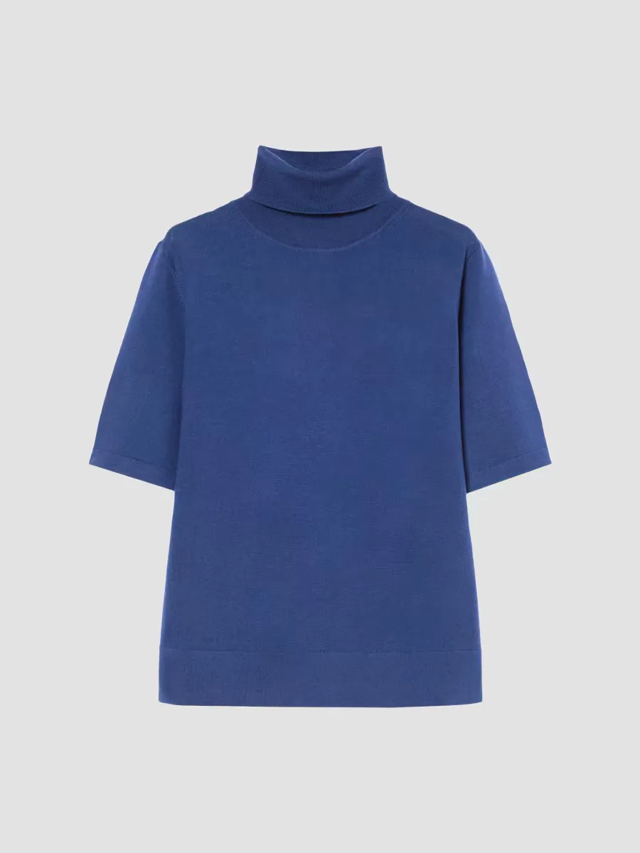 Wool Polo Neck Sweater by Marina Rinaldi