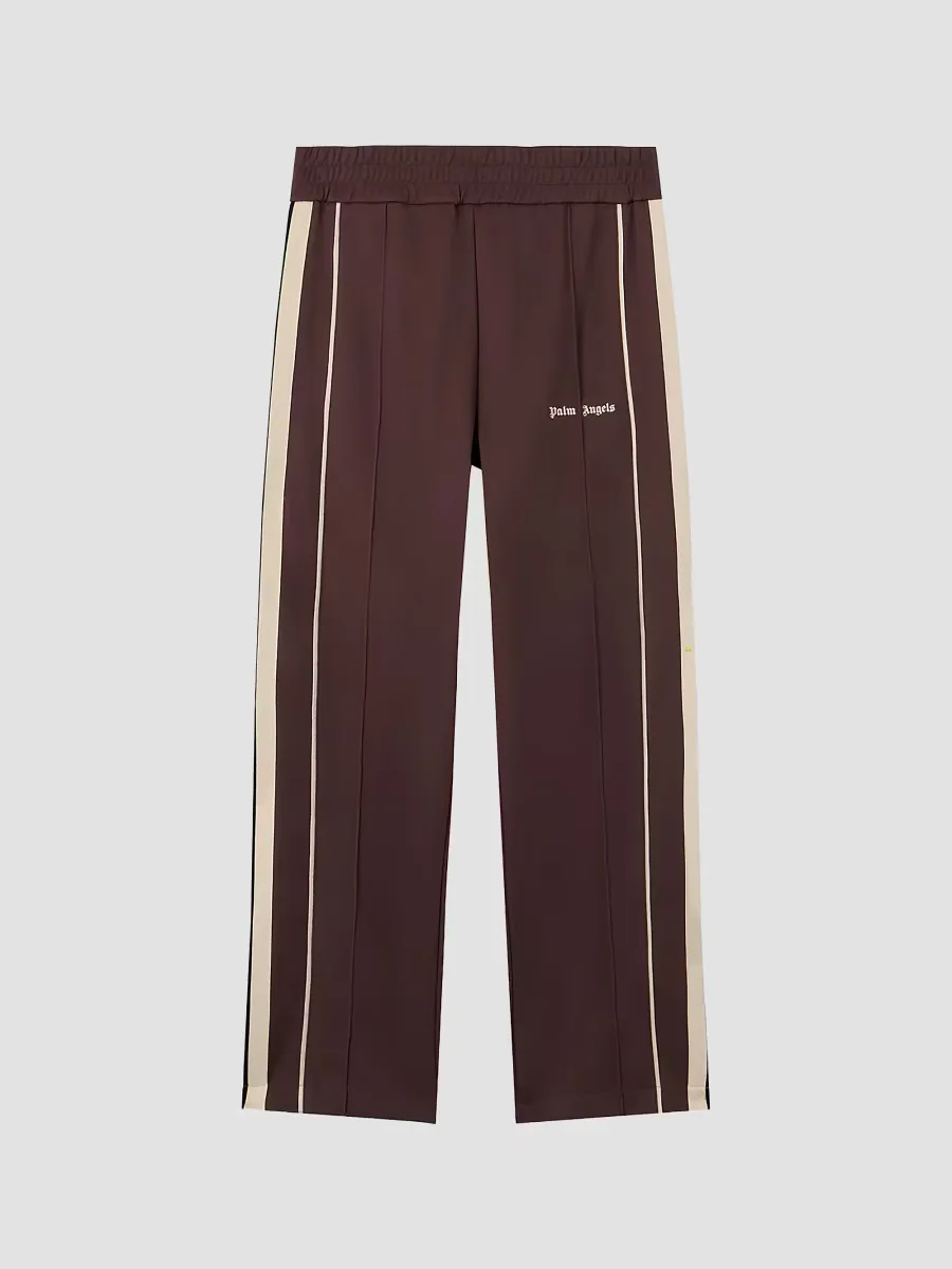 Logo Striped Cotton-Blend Track Pants by Palm Angels
