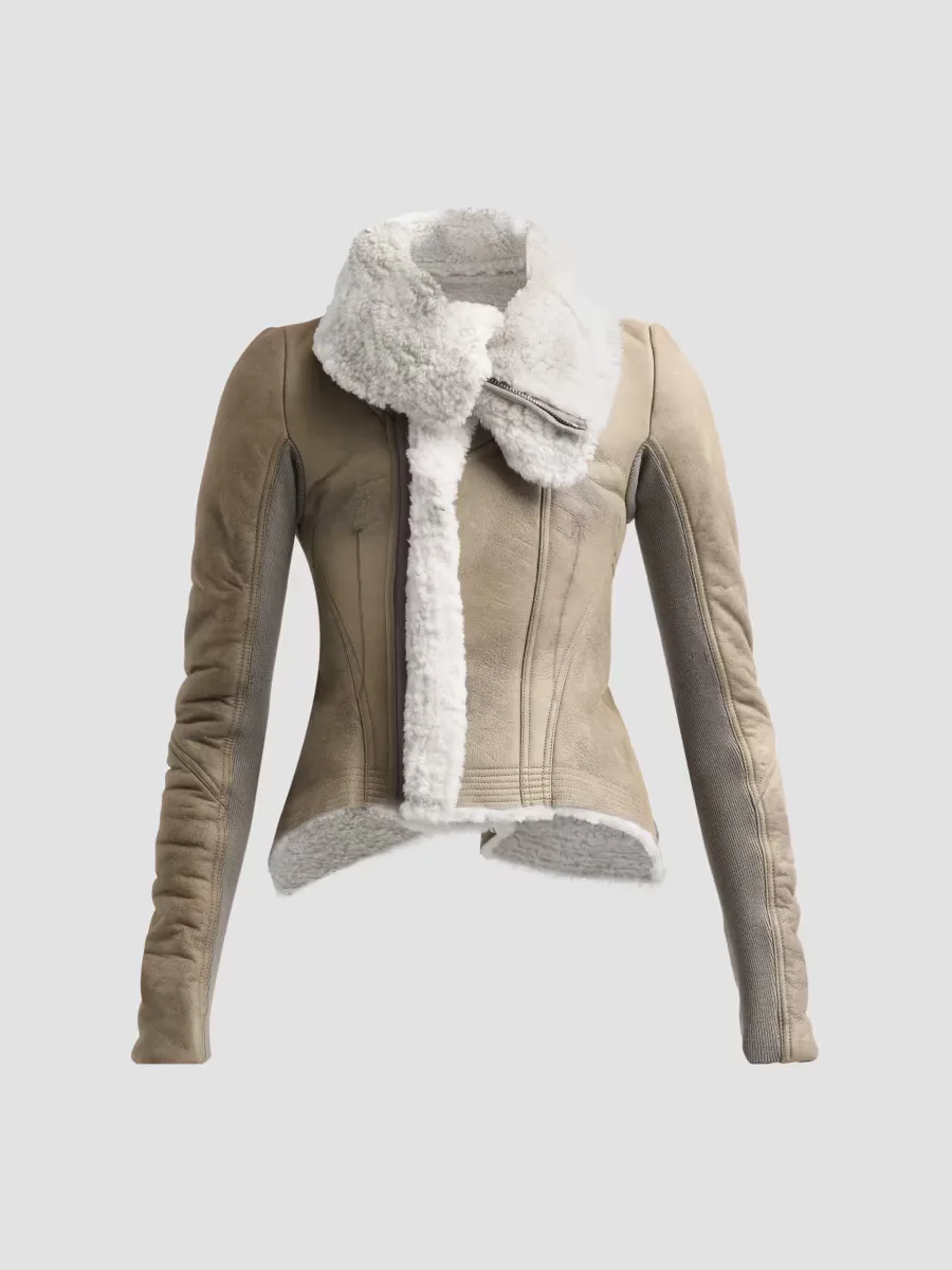 Naska Leather Jacket by Rick Owens