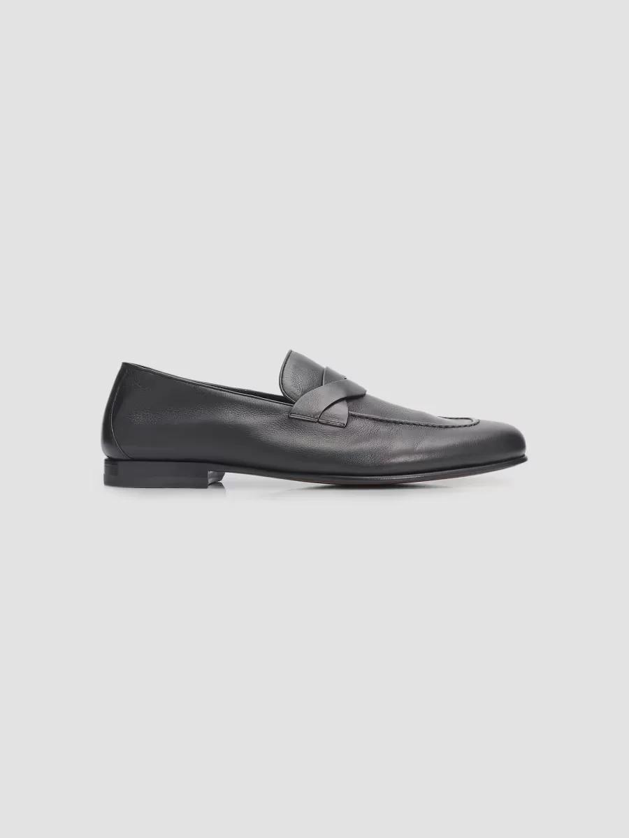 Gigi Twisted Band Leather Loafer