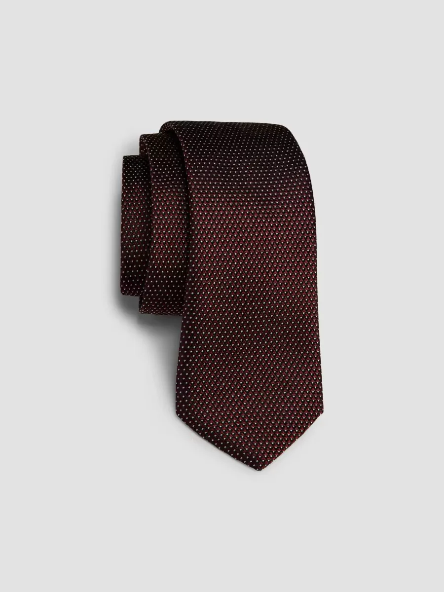 Emporio Armani Pin-Dot Silk-Blend Tie by Armani