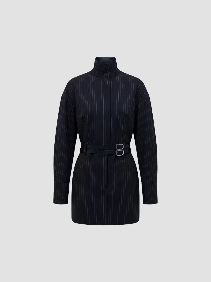 Mara Funnel Neck Mini Dress by NICHOLAS