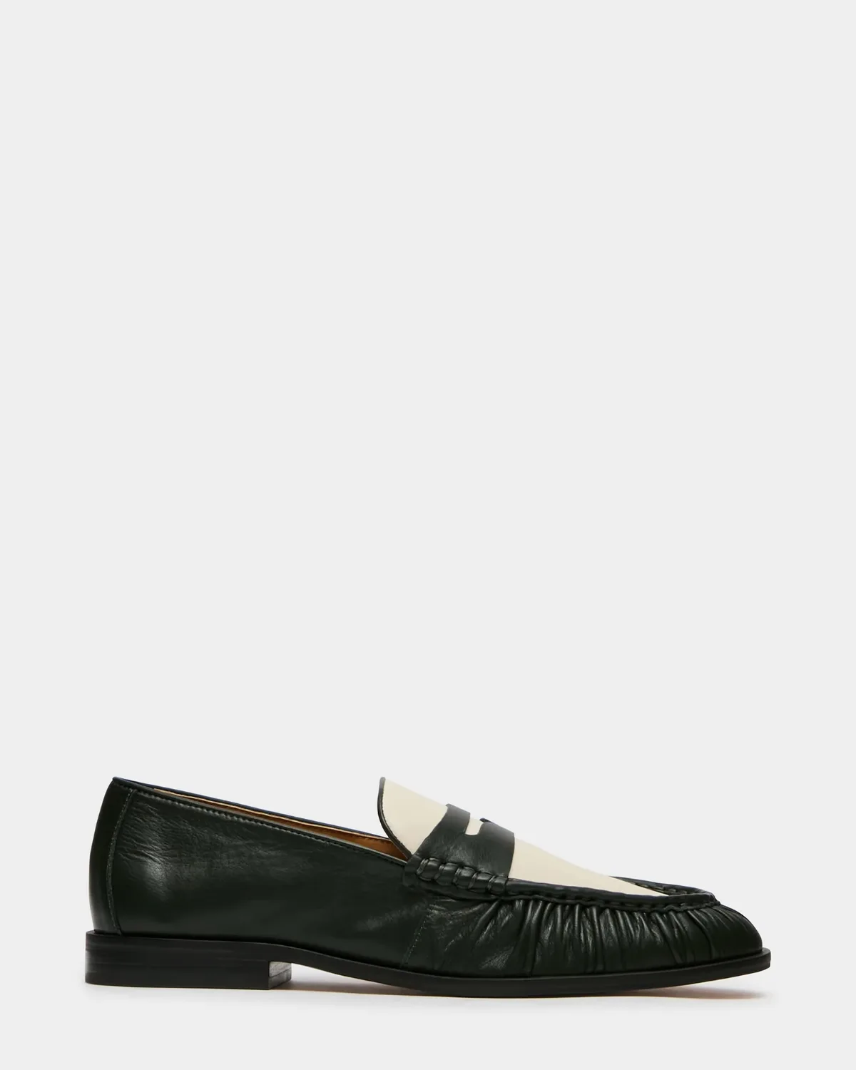 Quincey Slip-On Leather Loafers by Steve Madden