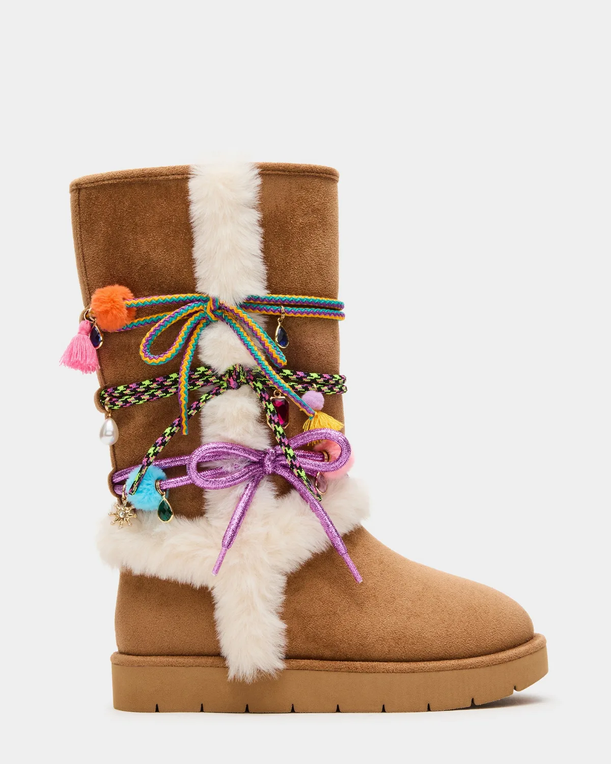 Steffie Faux Fur Boots by Steve Madden