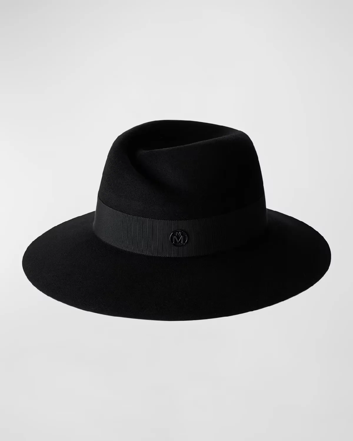 Virginie Water-Resistant Wool Felt Fedora Hat by Maison Michel