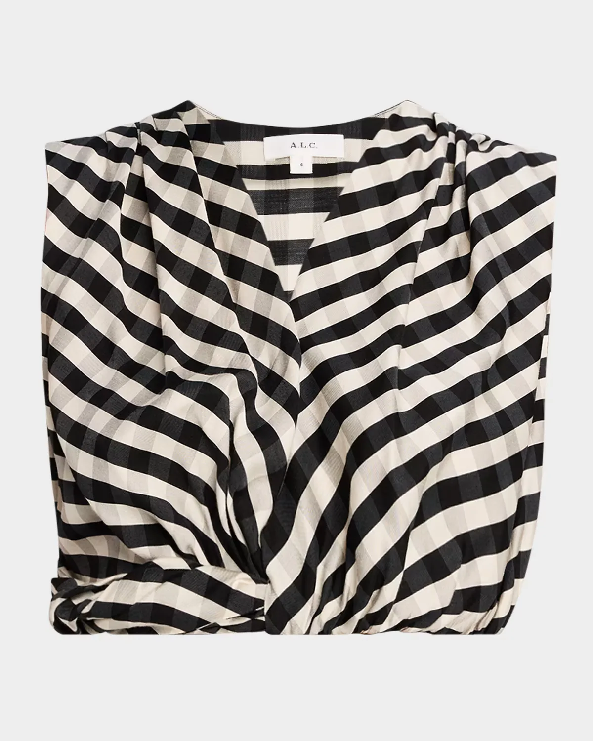 Brooklyn Check Crop Top by A.L.C.