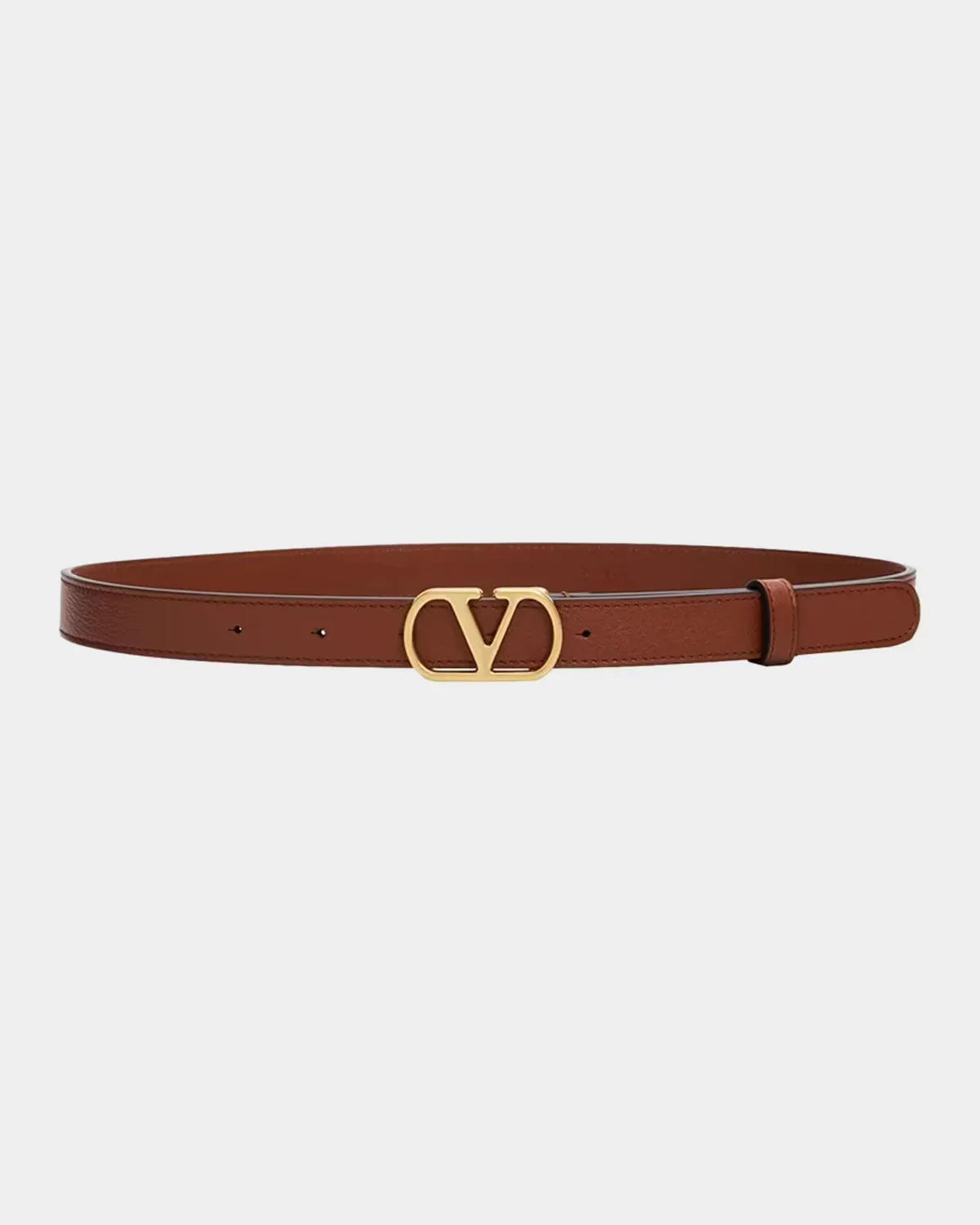 VLogo Signature Leather Belt, 20MM