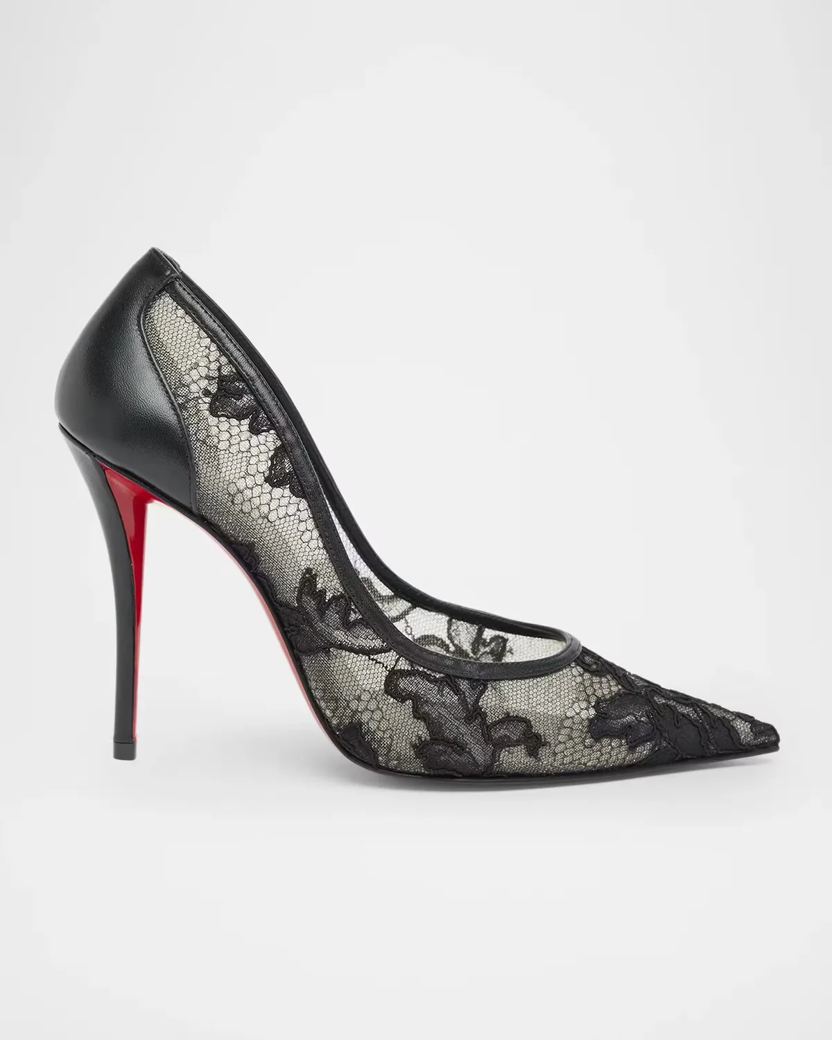 100mm Miss Z Lace Pumps by Christian Louboutin