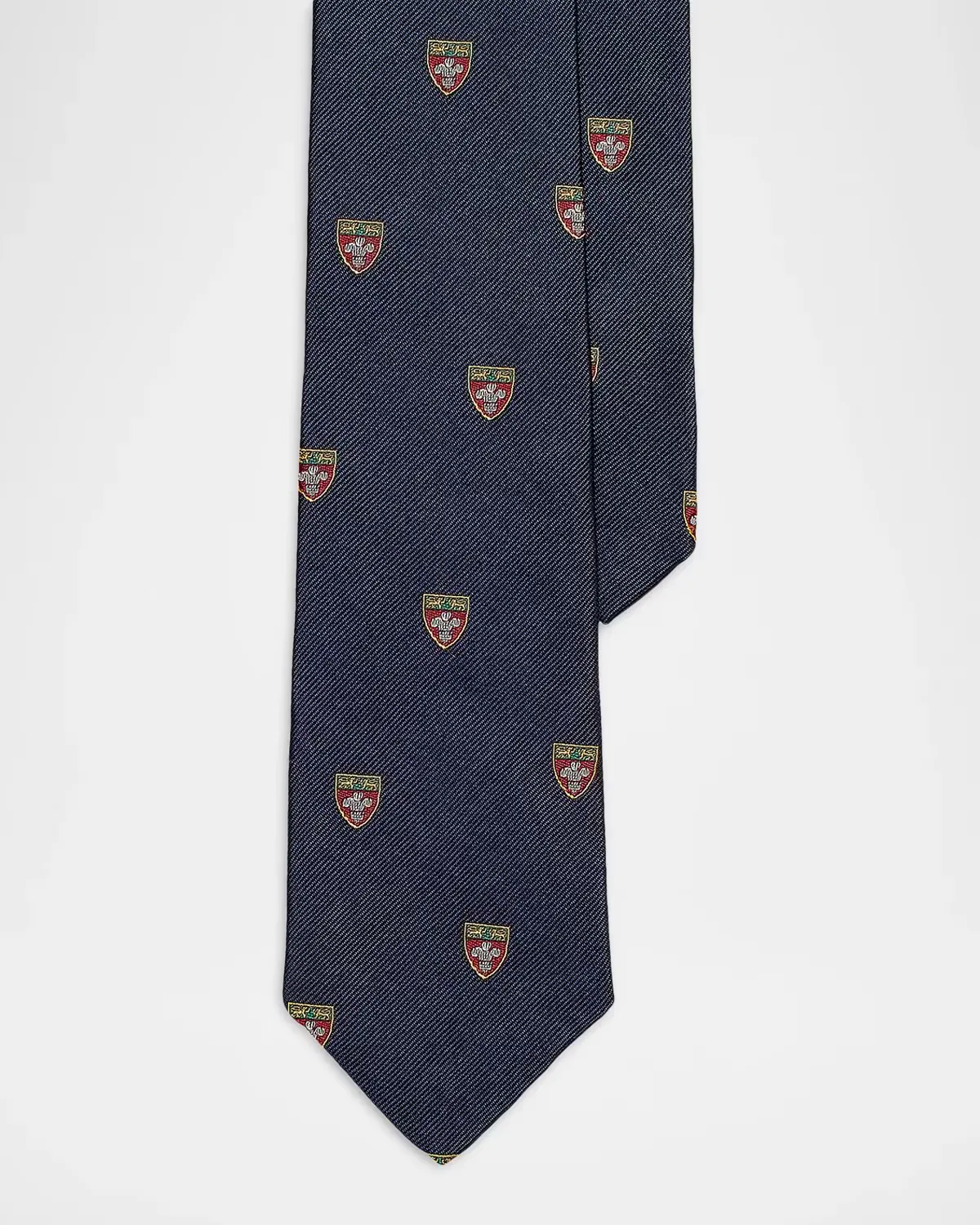 Silk Repp Narrow Club Tie by Polo Ralph Lauren