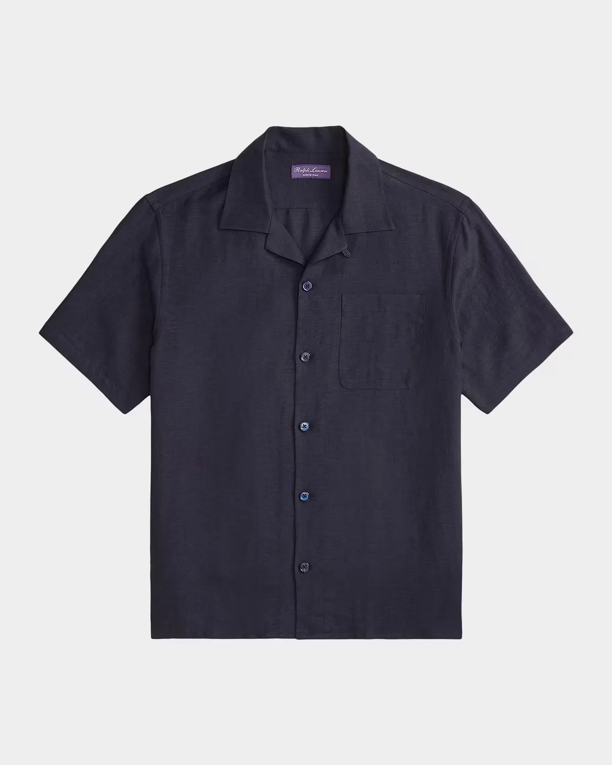 Silk-Linen Camp Shirt by Ralph Lauren