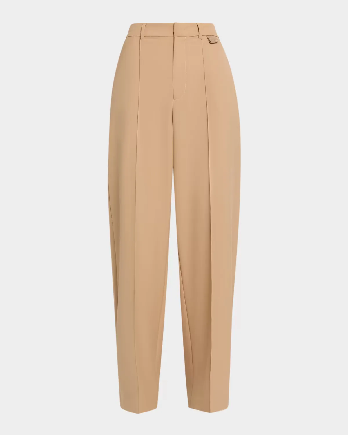 Tapered Tech Fluid Wool Trousers by Fabiana Filippi