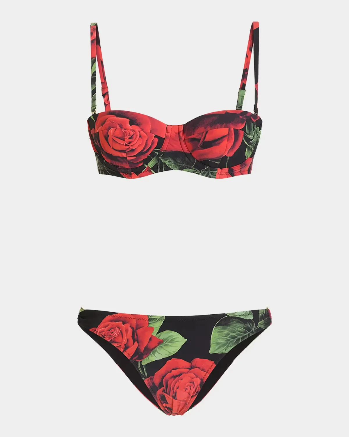 St. Sicilia Printed Two-Piece Swimsuit by Dolce & Gabbana