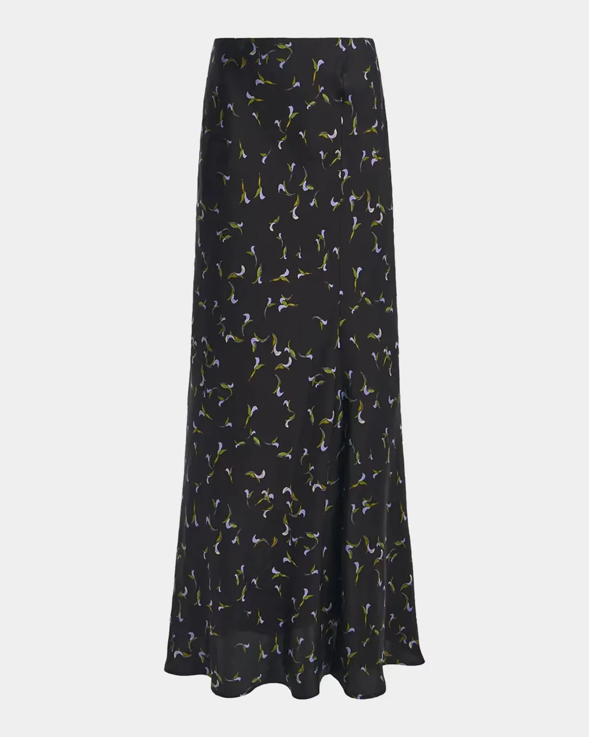 Casey Abstract-Print Silk Midi Skirt by Altuzarra