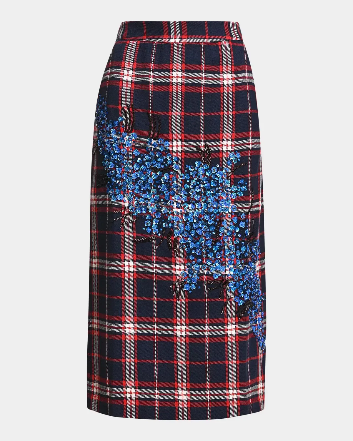 Kathee Embellished Plaid Midi Skirt by Essentiel Antwerp