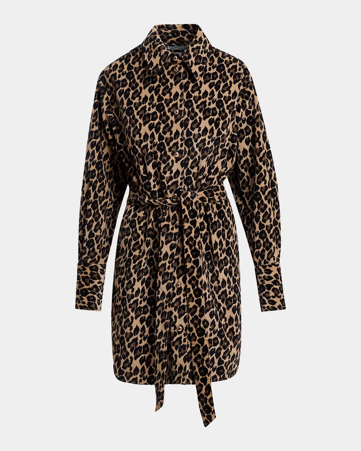 Kustody Belted Leopard-Print Mini Dress by Essentiel Antwerp