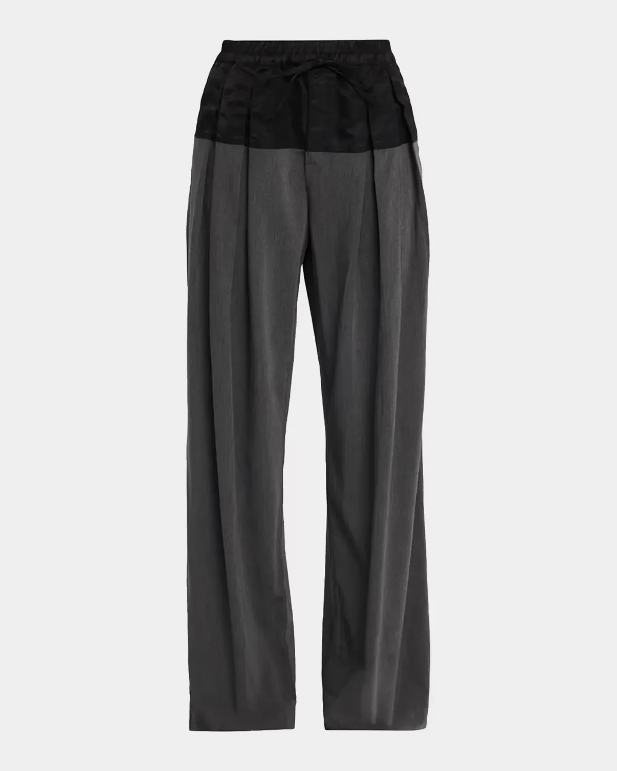 Elisabetta Drawstring Wide-Leg Pants by Cinq  Sept