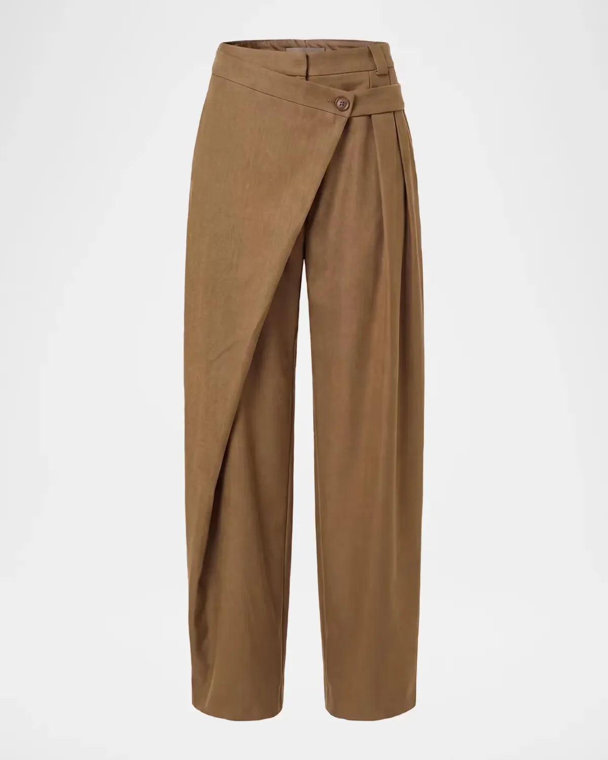 Orla Pleated Wide-Leg Wrap Pants by NICHOLAS