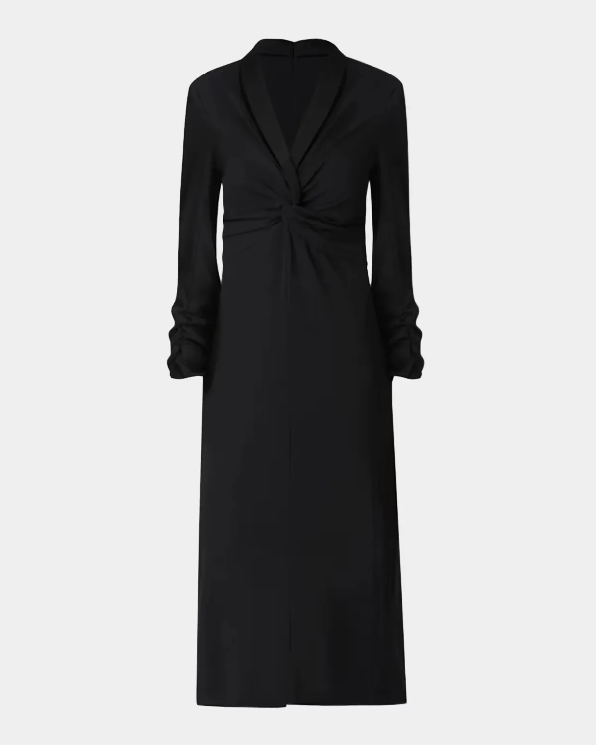 Twist-Front Column Midi Dress by Shoshanna