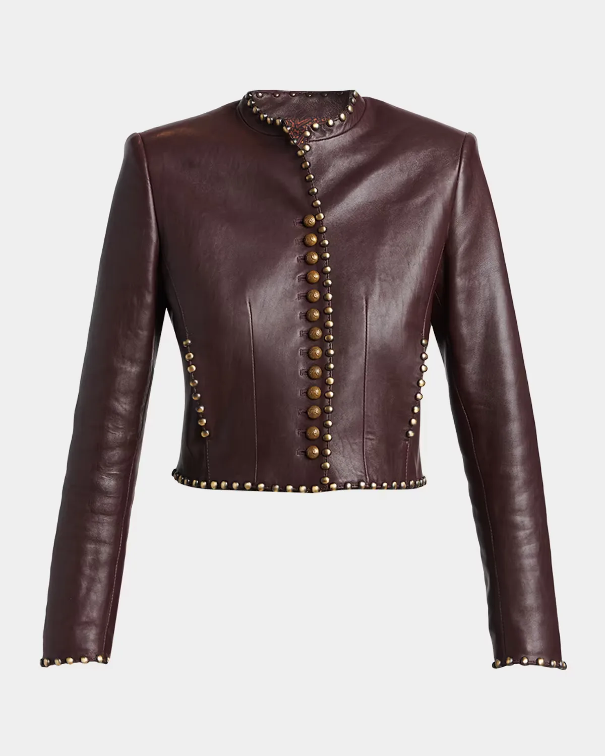 Studded Leather Jacket by ETRO