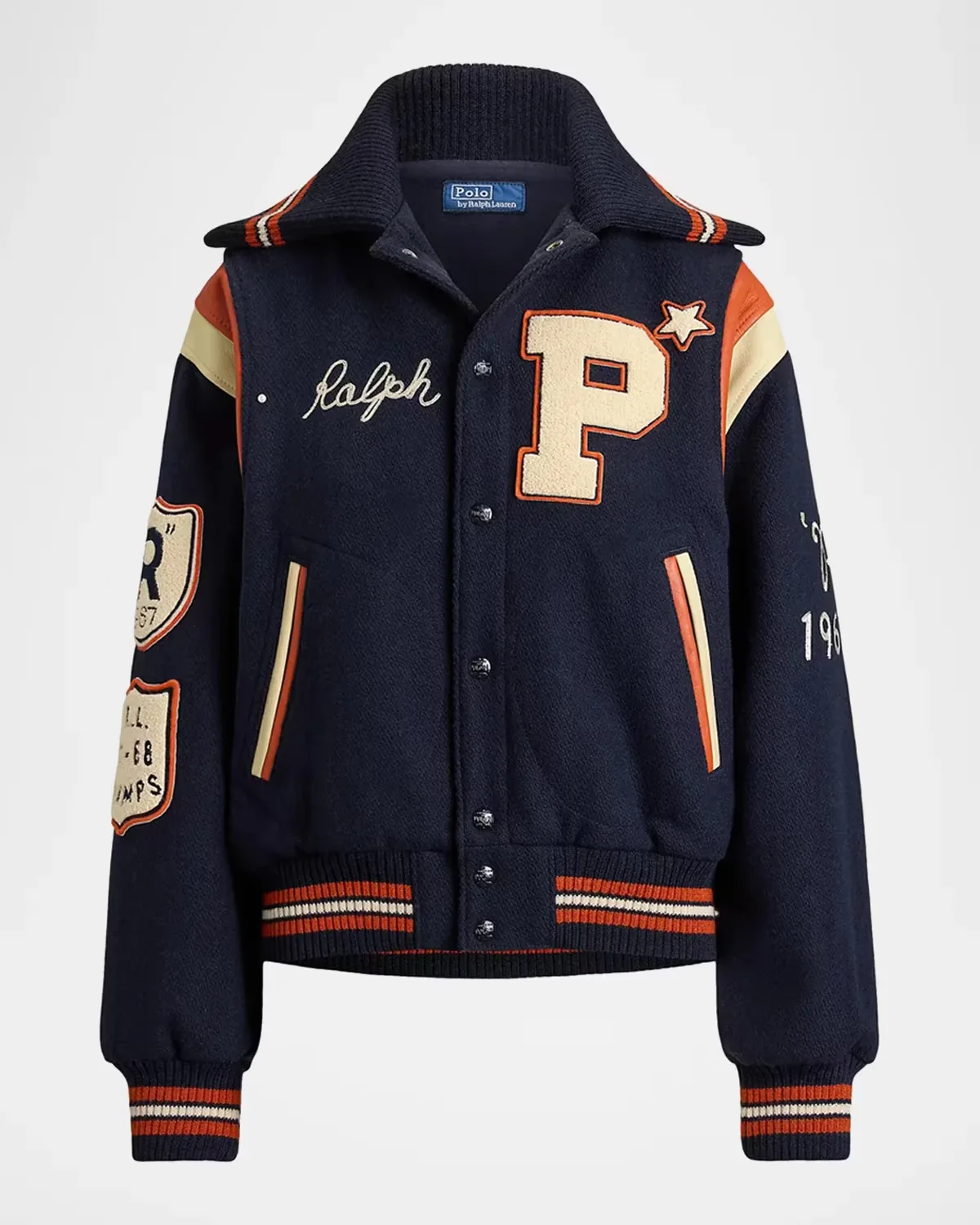 Wool-Blend Letter Jacket by Polo Ralph Lauren