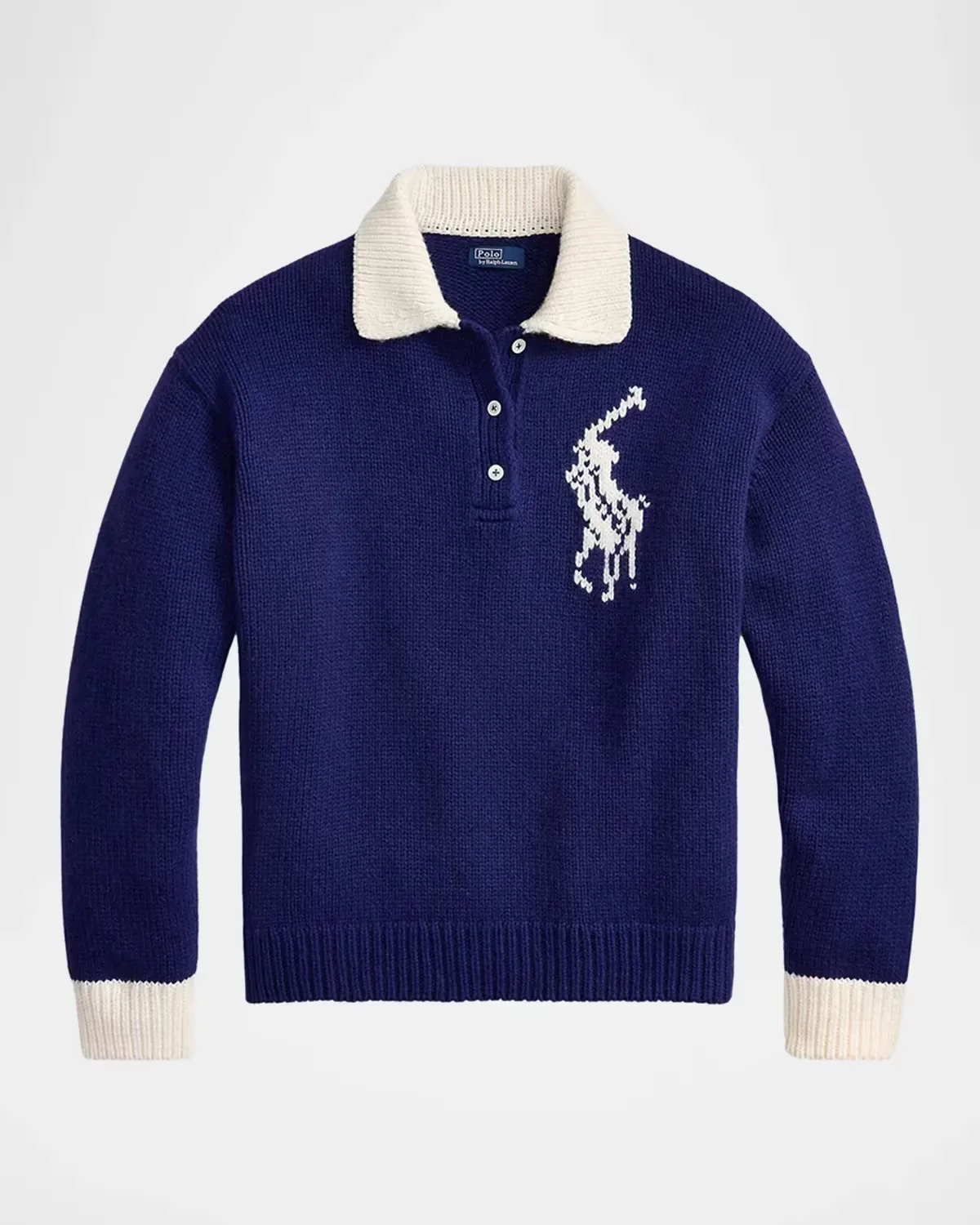 Big Pony Wool Rugby Sweater by Polo Ralph Lauren