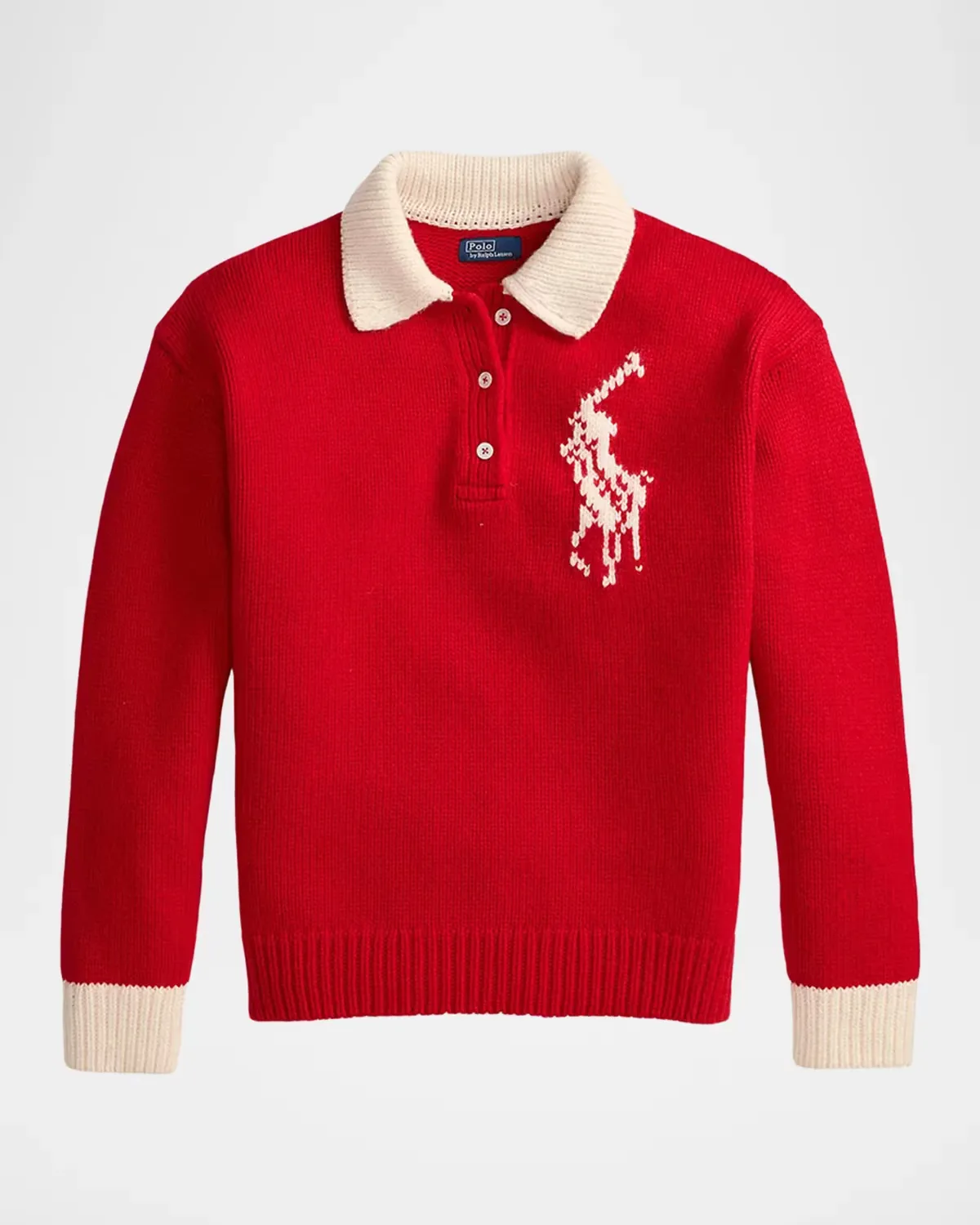Big Pony Wool Rugby Sweater