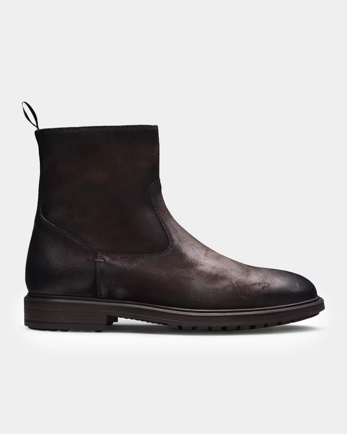 Atlas Leather Zip Ankle Boots by Magnanni
