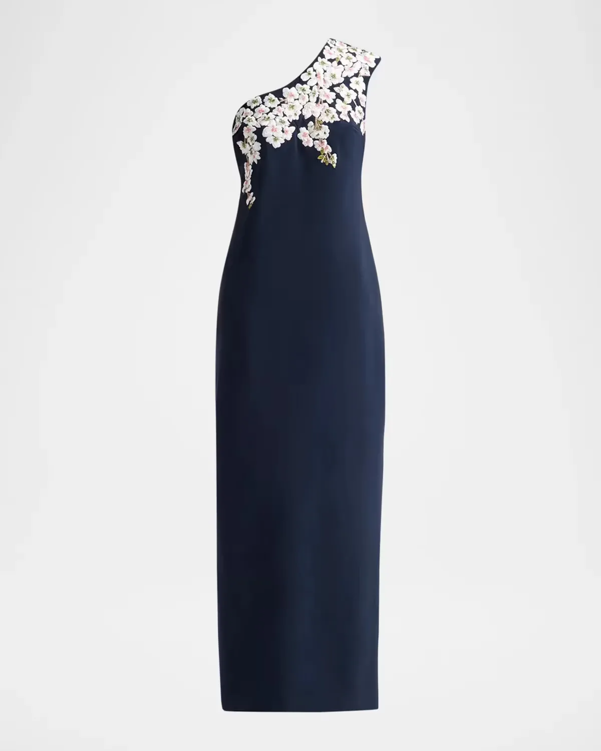 Louisa One-Shoulder Floral Applique Gown by SACHIN BABI