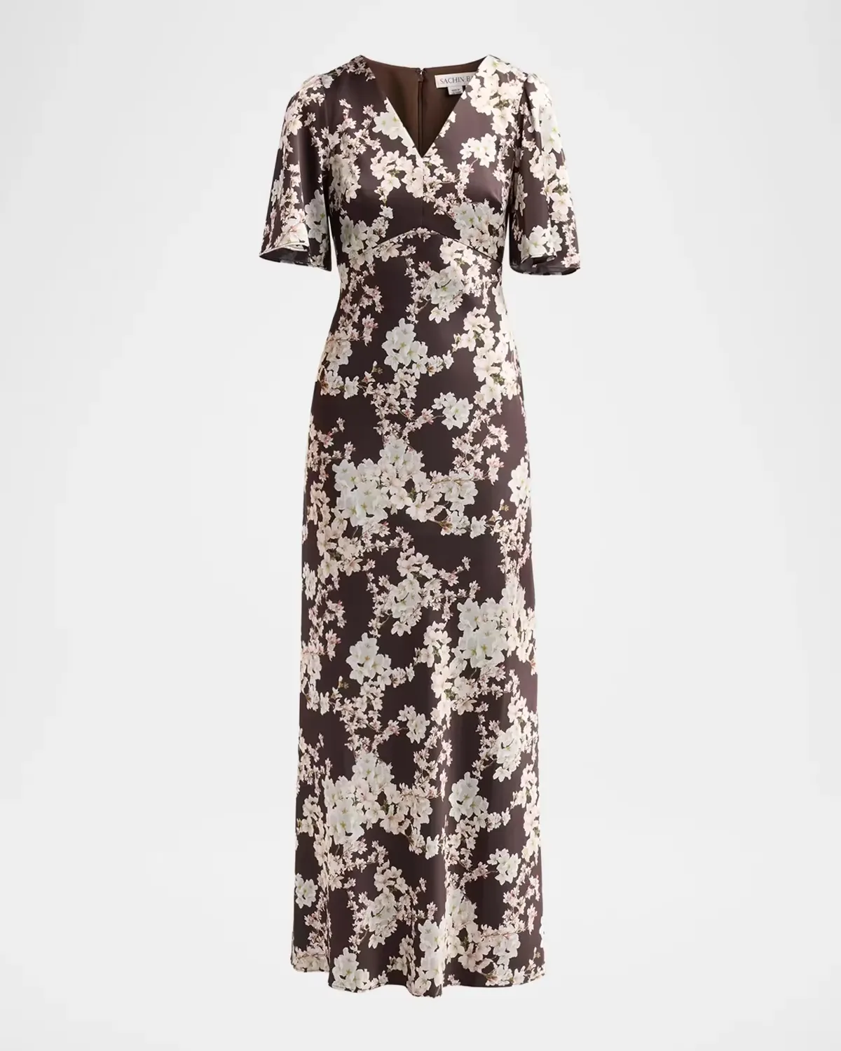 Mae Floral Empire Column Gown by SACHIN BABI