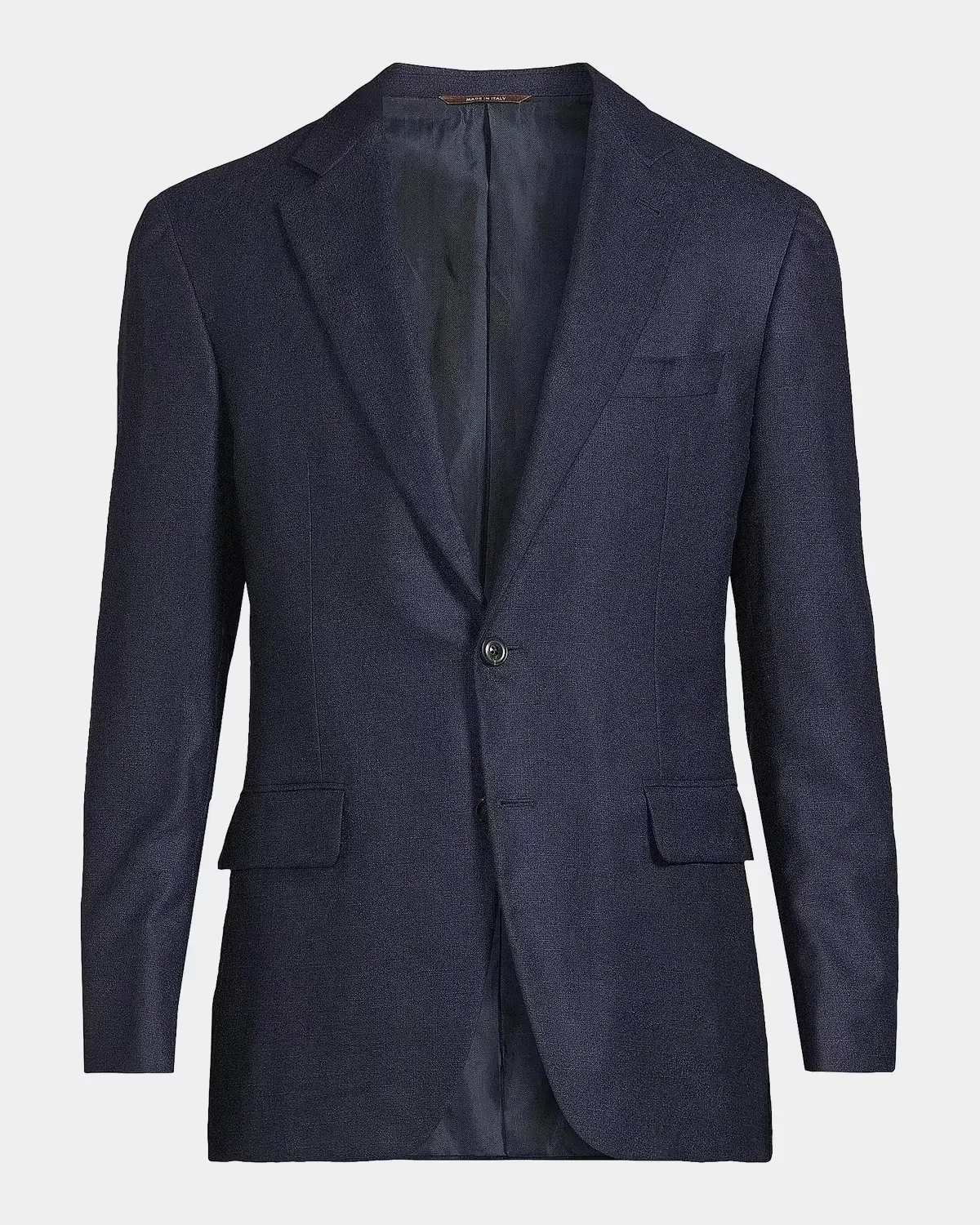 Solid Silk-Cashmere Sport Coat by Canali