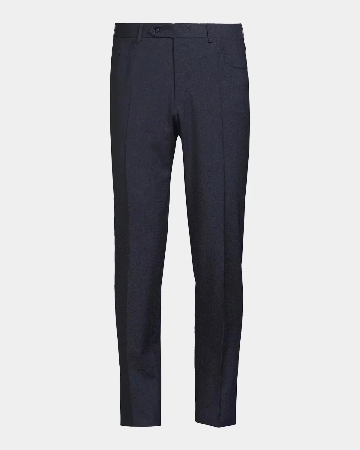 Classic Solid Dress Trousers by Canali