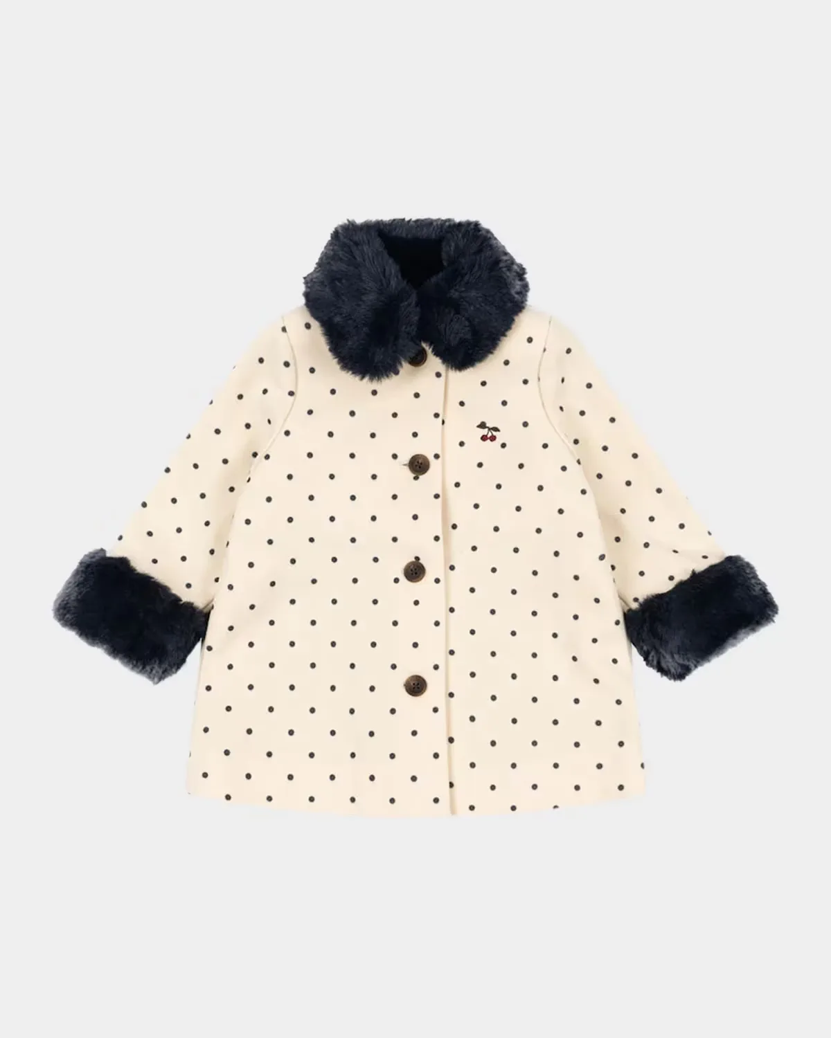 Porsia Polka Dot Coat by Konges Slojd
