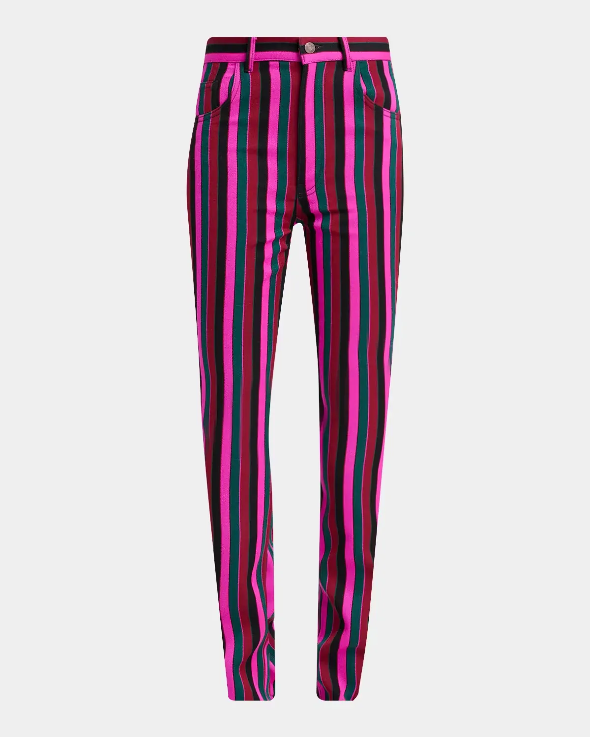 Striped Virgin Wool Trousers by Chloé