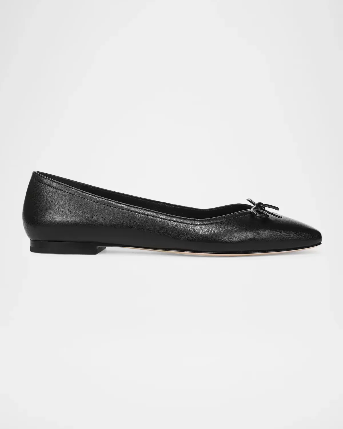 Cailey Leather Ballerina Flats by Veronica Beard