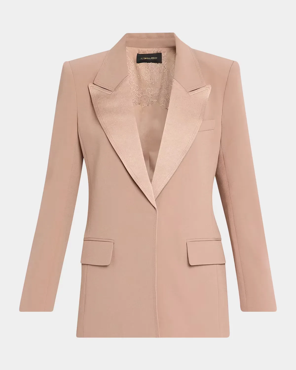 Dylan Satin Back Crepe Jacket by Kobi Halperin