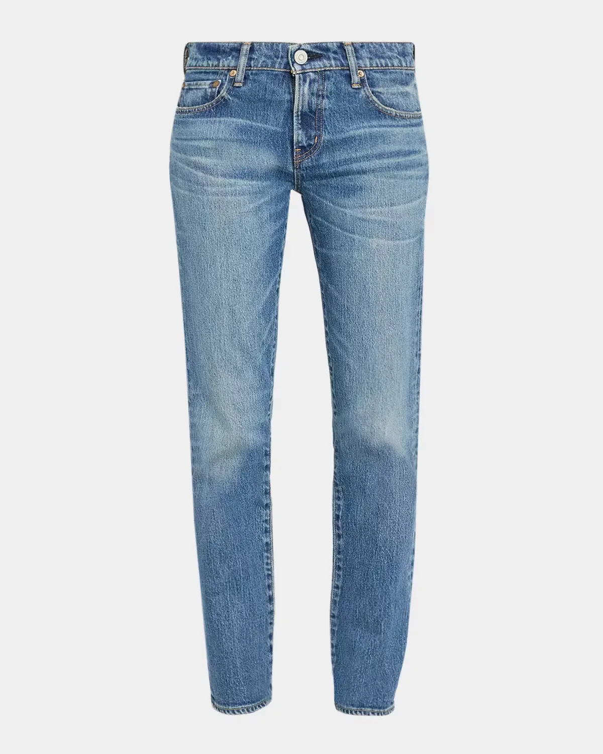 Slim Straight Jeans by Moussy