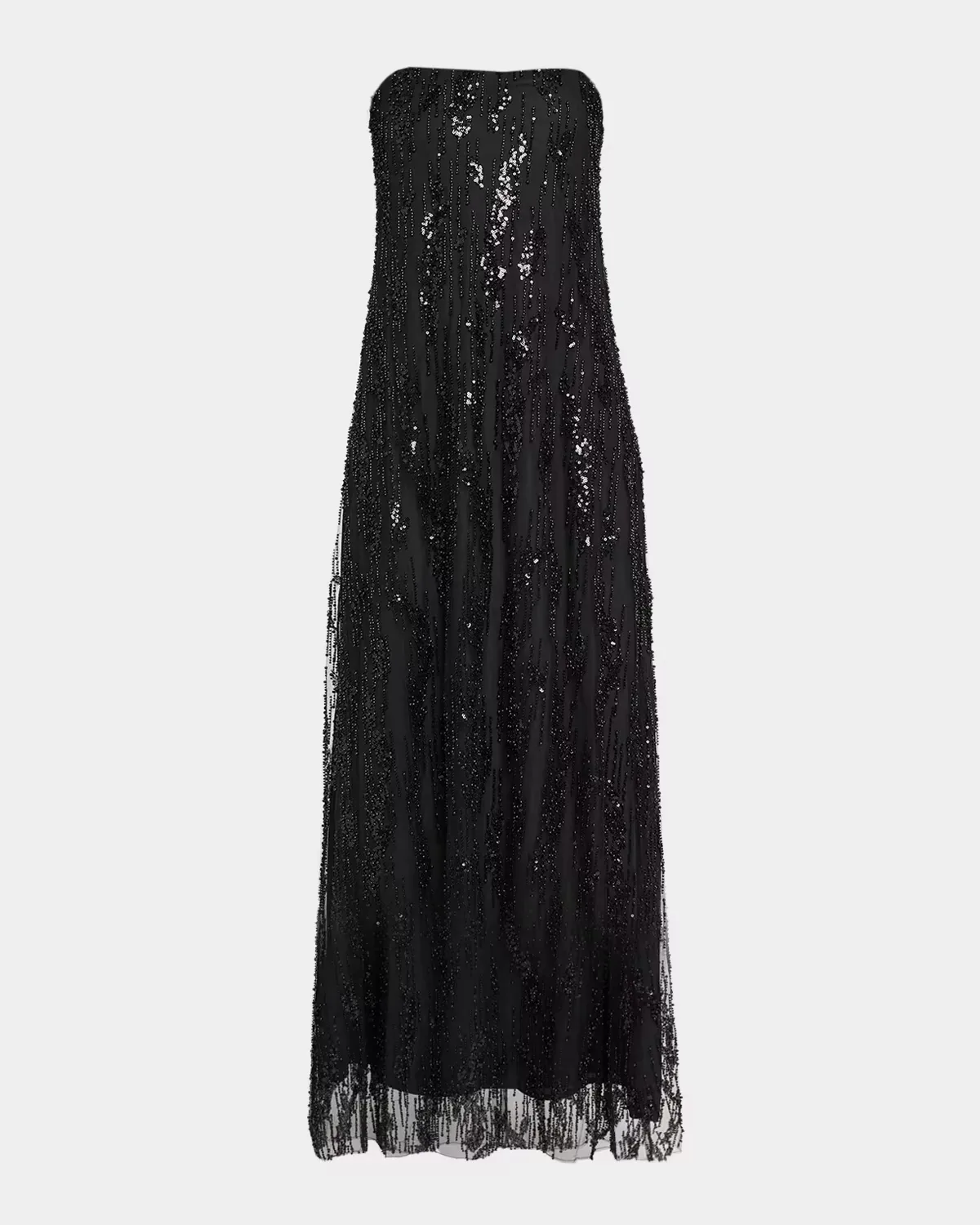 Cassie Embellished Strapless Maxi Dress