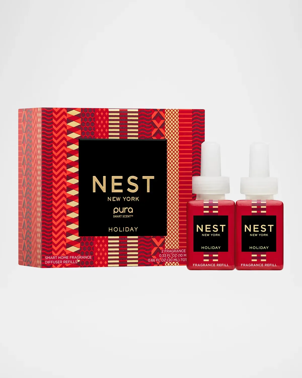 Holiday Pura Smart Home Fragrance Diffuser Refill Duo by NEST New York