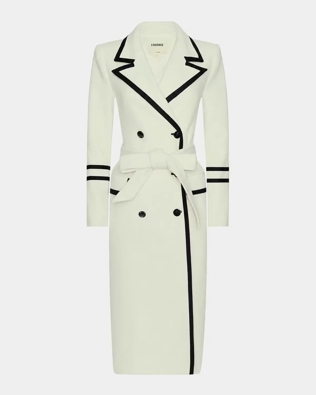 Irene Military Double-Breasted Trench Coat