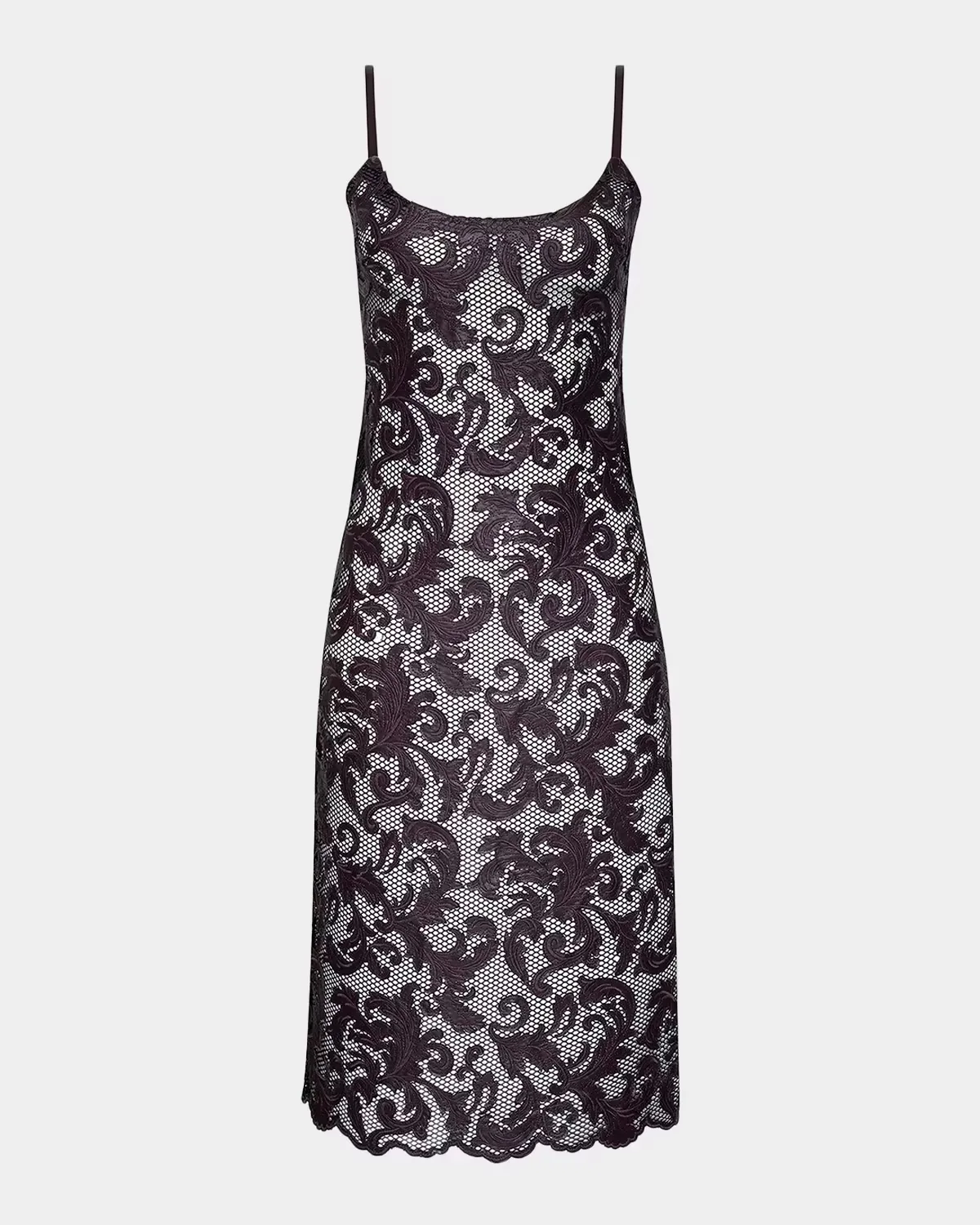 Kazuko Laser-Cut Mesh Knee-Length Dress by L & apos;AGENCE