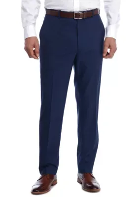 Royal Blue Slim Fit Dress Pants by Adolfo