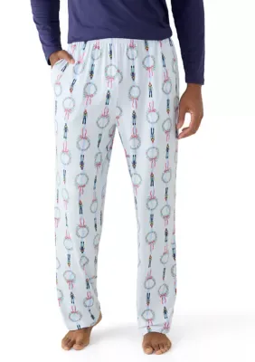 Striped Nutcracker Print Pajama Pants by Pajamarama