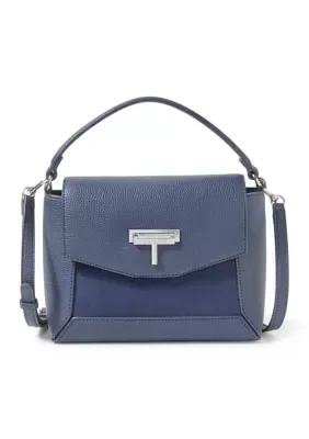 Carley Faux Leather Satchel Bag by Tahari