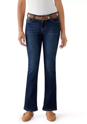 Legendary Belted Bootcut Jeans by Wallflower