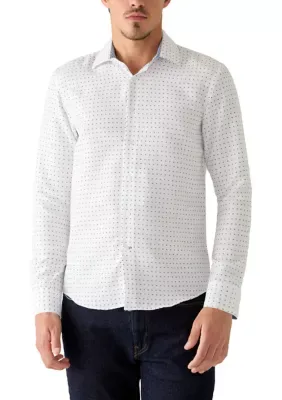 Slim Fit Printed Dress Shirt by Nicole Miller