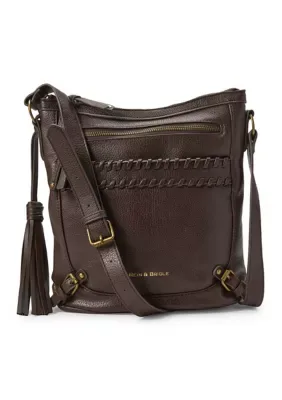 Large Crossbody with Whipstitch