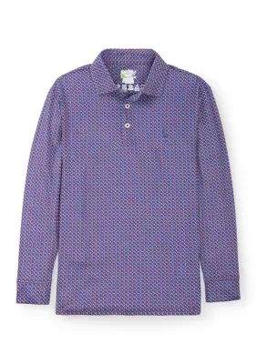 Footballs Long Sleeve Performance Polo Shirt by Tailorbyrd