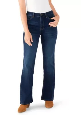 High Rise Flare Jeans by Curve Appeal
